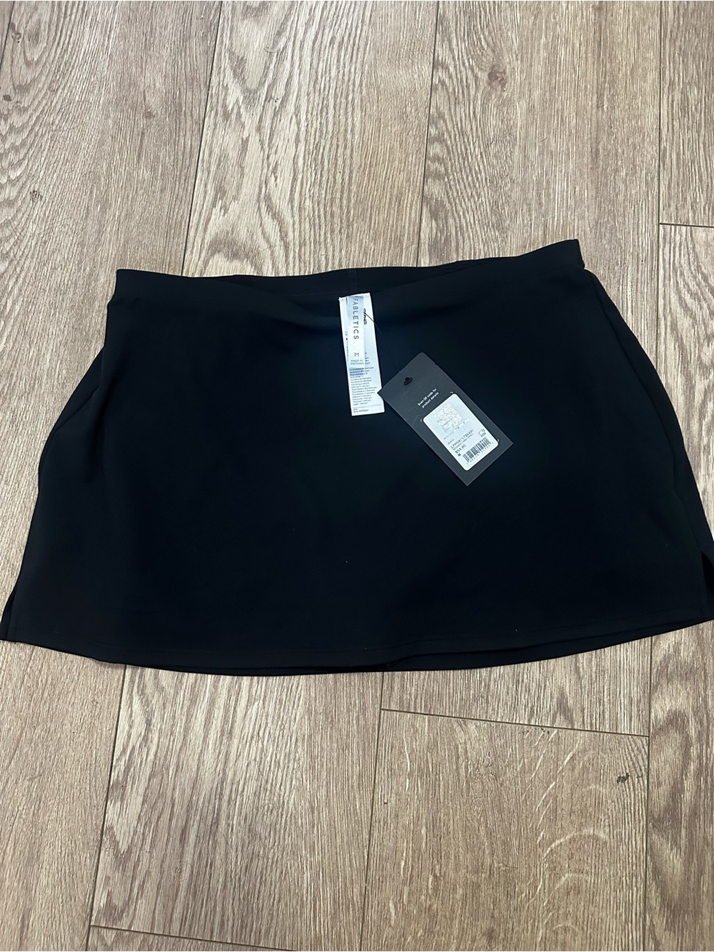 Fabletics Black Athletic Skort with Built-In Shorts